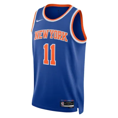 Jalen Brunson New York Knicks Unisex Swingman Jersey Icon Edition Blue 02