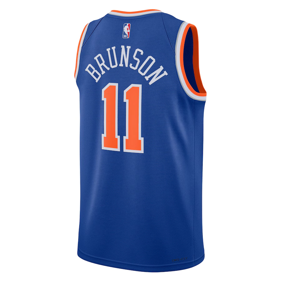 Jalen Brunson New York Knicks Unisex Swingman Jersey Icon Edition Blue