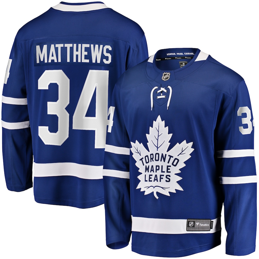 Men's Auston Matthews Toronto Maple Leafs Home Breakaway Jersey