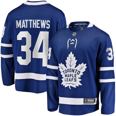 Men's Auston Matthews Toronto Maple Leafs Home Breakaway Jersey 01