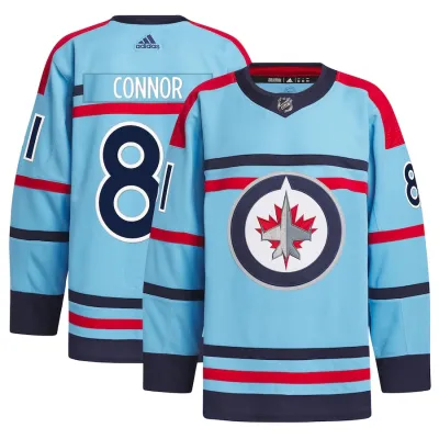 Men's Kyle Connor Winnipeg Jets Anniversary Primegreen Player Jersey 01