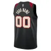 Portland Trail Blazers Unisex 2023/24 Custom Swingman Jersey Black City Edition