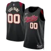Portland Trail Blazers Unisex 2023/24 Custom Swingman Jersey Black City Edition
