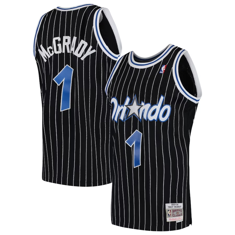 Tracy McGrady Orlando Magic Hardwood Classics Swingman Jersey Black