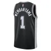 Victor Wembanyama San Antonio Spurs Unisex 2023 NBA Draft First Round Pick Swingman Jersey Icon Edition Black