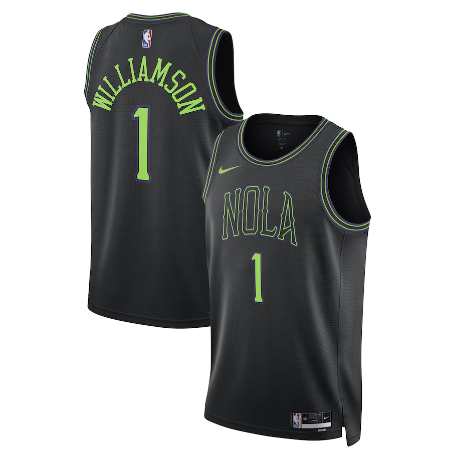 Zion Williamson New Orleans Pelicans Unisex 2023/24 Swingman Jersey Black City Edition