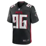 Men's Atlanta Falcons Zach Harrison Black Team Game Jersey