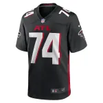 Men's Atlanta Falcons Travis Bell Black Team Game Jersey