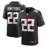 Men's Atlanta Falcons Cornell Armstrong Black Team Game Jersey