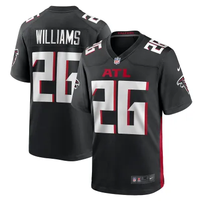 Men's Atlanta Falcons Avery Williams Black Game Jersey 01