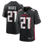 Men's Atlanta Falcons Mike Hughes Black Game Player Jersey