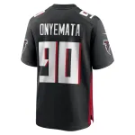 Men's Atlanta Falcons David Onyemata Black Game Player Jersey