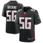 Men's Atlanta Falcons Keith Brooking Black Game Retired Player Jersey