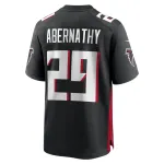 Men's Atlanta Falcons Micah Abernathy Black Team Game Jersey