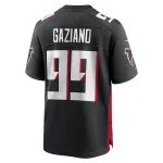 Men's Atlanta Falcons Joe Gaziano Black Team Game Jersey