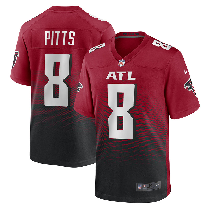 Men's Atlanta Falcons Kyle Pitts Red Alternate Game Jersey