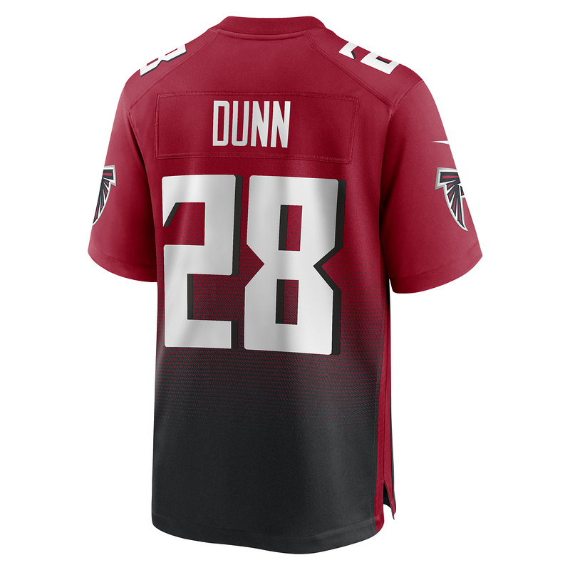 Men's Atlanta Falcons Warrick Dunn Red Retired Player Alternate Game Jersey