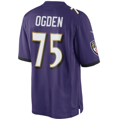 Mens Jonathan Ogden Purple Baltimore Ravens Retired Player Limited Jersey 02
