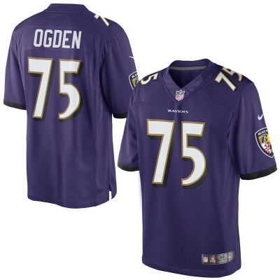 Mens Jonathan Ogden Purple Baltimore Ravens Retired Player Limited Jersey 01