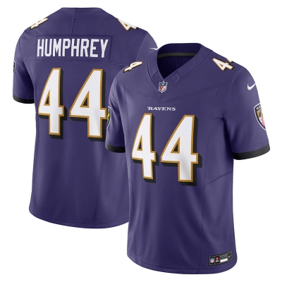 Men's Baltimore Ravens Marlon Humphrey Purple Vapor F.U.S.E. Limited Jersey 01
