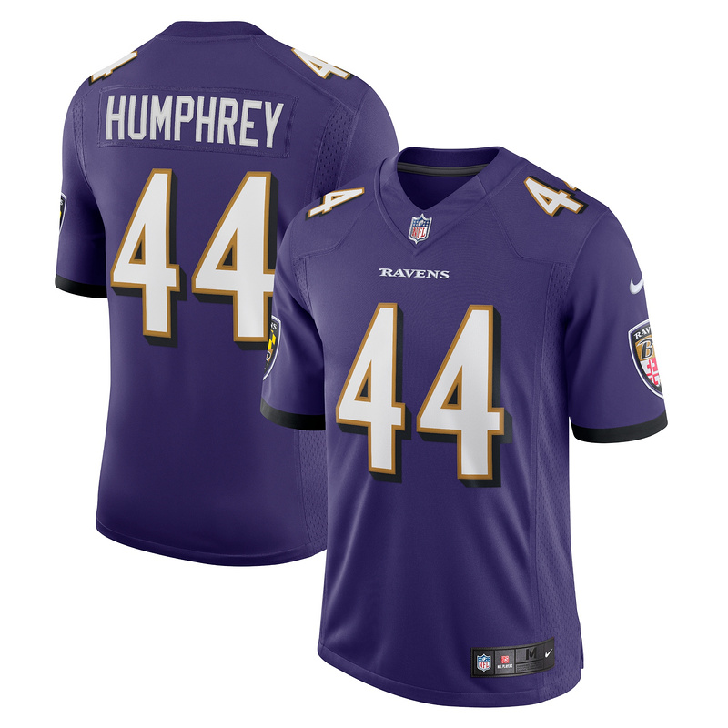 Men's Baltimore Ravens Marlon Humphrey Purple Vapor Limited Jersey