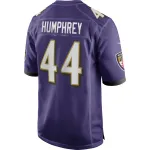 Men's Baltimore Ravens Marlon Humphrey Purple Game Jersey