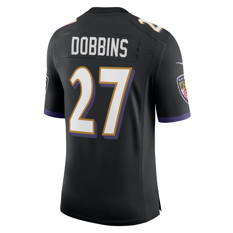 Men's Baltimore Ravens J.K. Dobbins Black Vapor Limited Jersey
