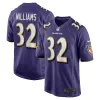 Men's Baltimore Ravens Marcus Williams Purple Game Jersey