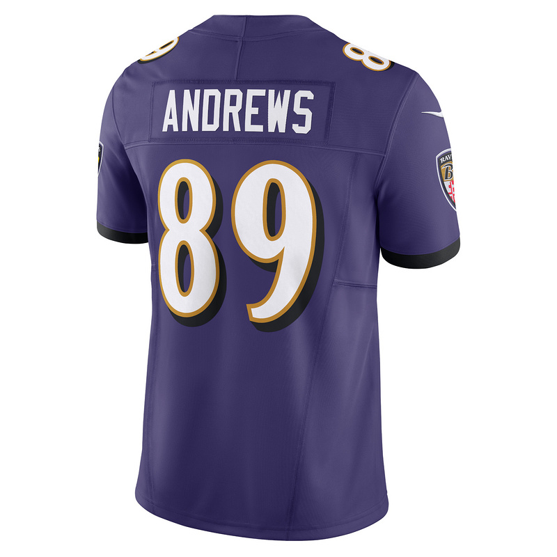 Men's Baltimore Ravens Mark Andrews Purple Vapor F.U.S.E. Limited Jersey