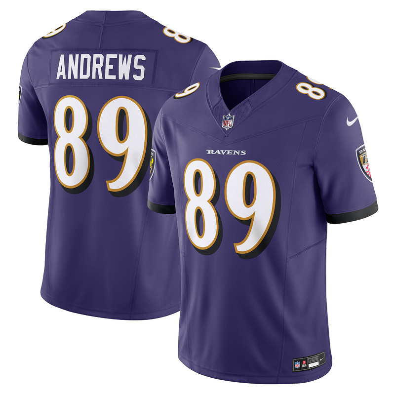 Men's Baltimore Ravens Mark Andrews Purple Vapor F.U.S.E. Limited Jersey