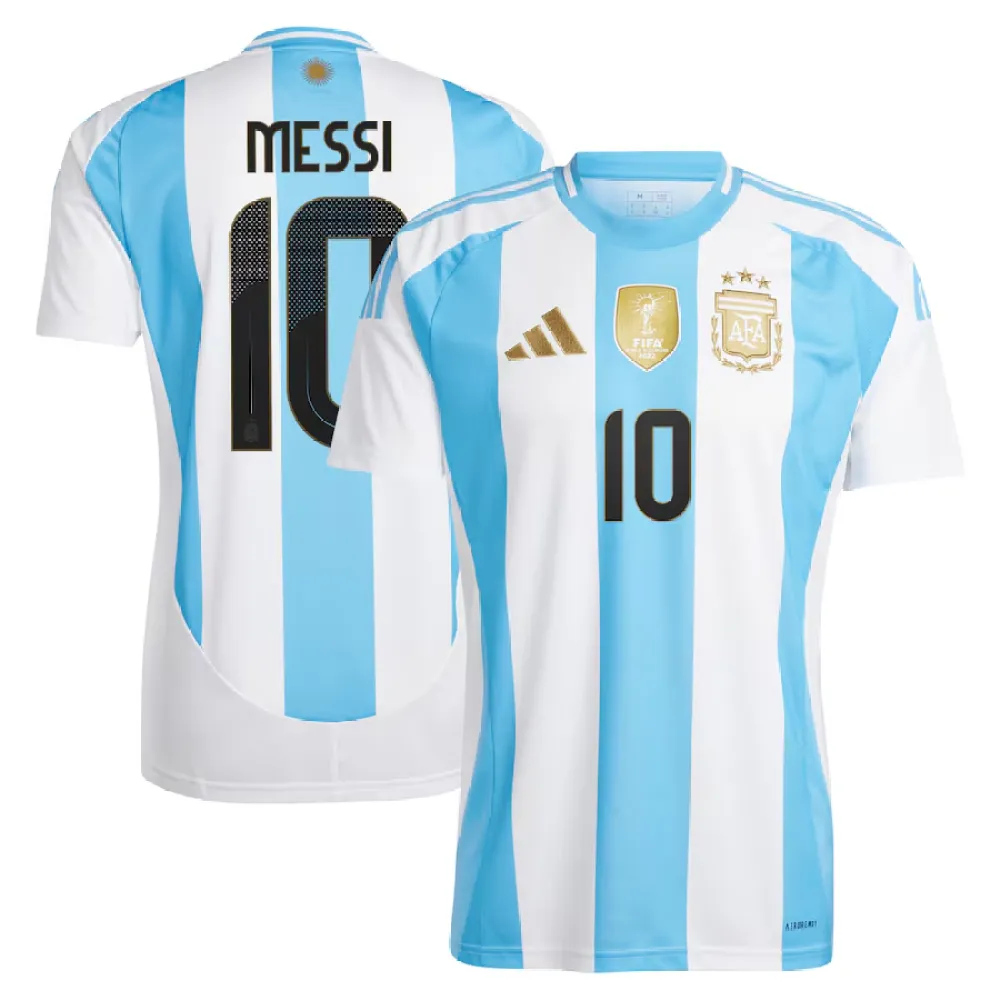 Lionel Messi Argentina National Team 2024 Home Replica Player Soccer Jersey