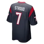 Men's Houston Texans C.J. Stroud Navy 2023 NFL Draft First Round Pick Game Jersey