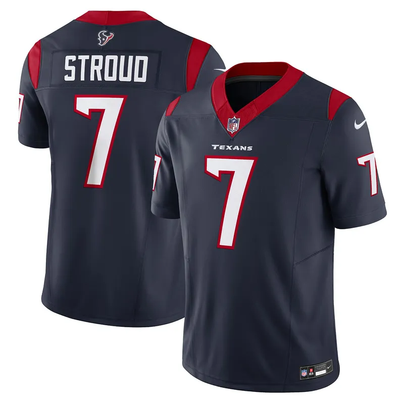 Men's Houston Texans C.J. Stroud Navy Vapor F.U.S.E. Limited Jersey