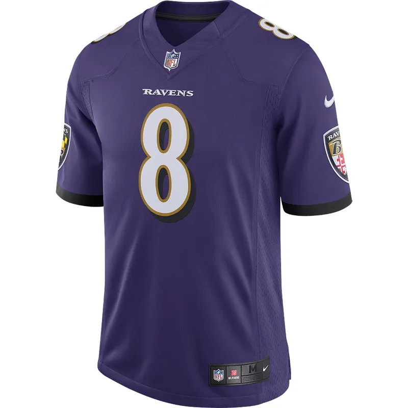 Men's Baltimore Ravens Lamar Jackson Purple Speed Machine Limited Jersey