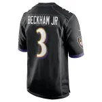 Men's Baltimore Ravens Odell Beckham Jr. Black Alternate Game Jersey