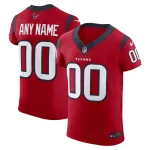 Men's Houston Texans Red Alternate Vapor F.U.S.E. Elite Custom Jersey