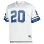Men's Barry Sanders White Big & Tall 1996 Retired Player Replica Jersey
