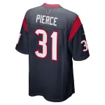 Men's Houston Texans Dameon Pierce Navy Game Player Jersey