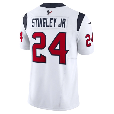 Men's Houston Texans Derek Stingley Jr. White Vapor F.U.S.E. Limited Jersey 02