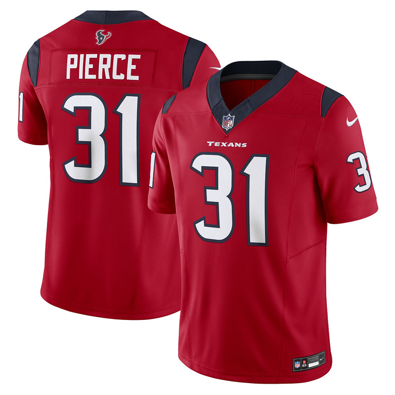 Men's Houston Texans Dameon Pierce Red Vapor F.U.S.E. Limited Jersey