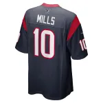 Men's Houston Texans Davis Mills Navy Game Jersey