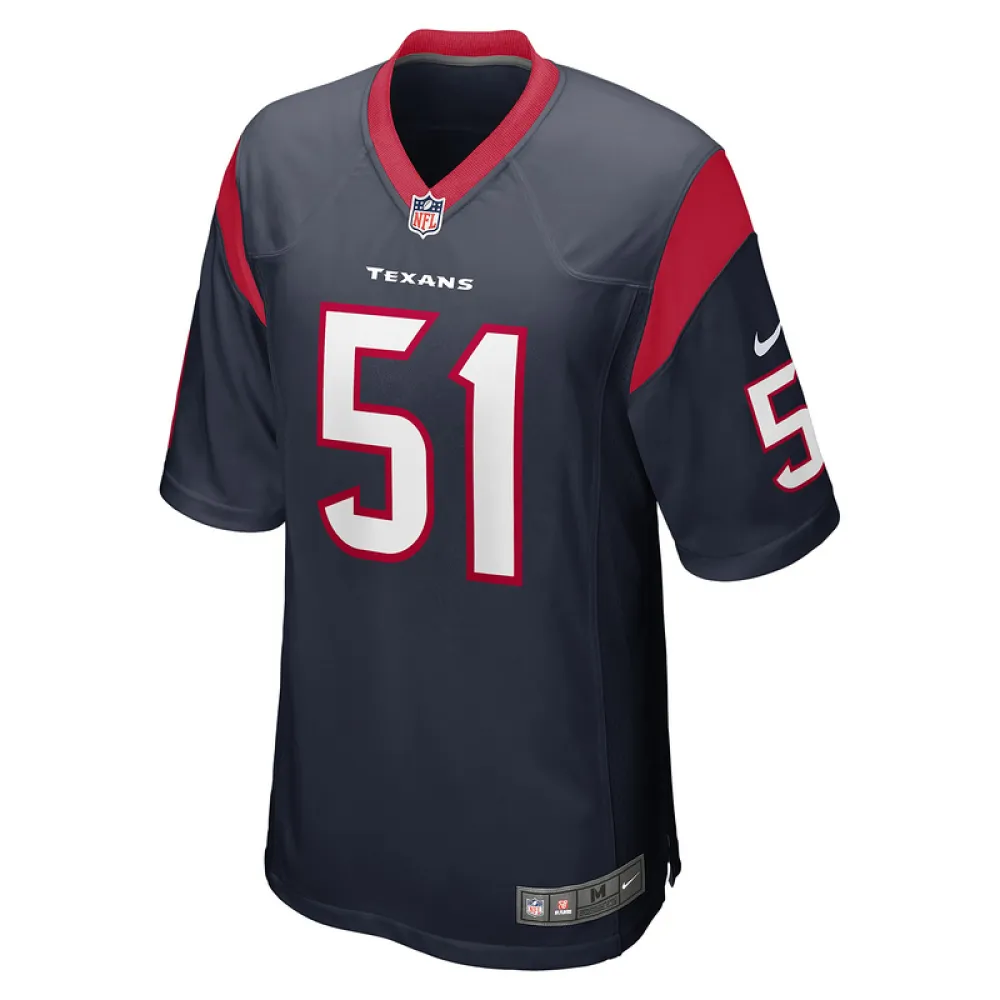 Men's Houston Texans Will Anderson Jr. Navy 2023 NFL Draft First Round Pick Game Jersey