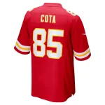 Men's Kansas City Chiefs Chase Cota Red Game Jersey