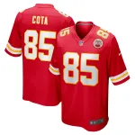 Men's Kansas City Chiefs Chase Cota Red Game Jersey