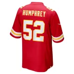 Men's Kansas City Chiefs Creed Humphrey Red Game Jersey