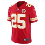 Men's Kansas City Chiefs Clyde Edwards-Helaire Red Vapor Limited Jersey