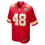 Men's Kansas City Chiefs Cole Christiansen Red Game Player Jersey