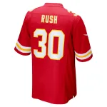 Men's Kansas City Chiefs Darius Rush Red Team Game Jersey