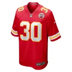 Men's Kansas City Chiefs Darius Rush Red Team Game Jersey