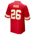 Men's Kansas City Chiefs Deon Bush Red Game Player Jersey